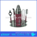 top quality stainless steel edelstahl bar set with red color painting